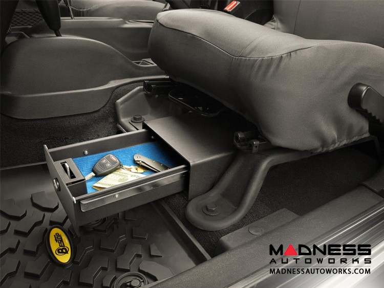 Jeep Wrangler Jk Under Seat Storage Lock Box By Bestop Black 2007